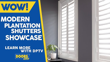 Modern Plantation Shutters - Doors Plus