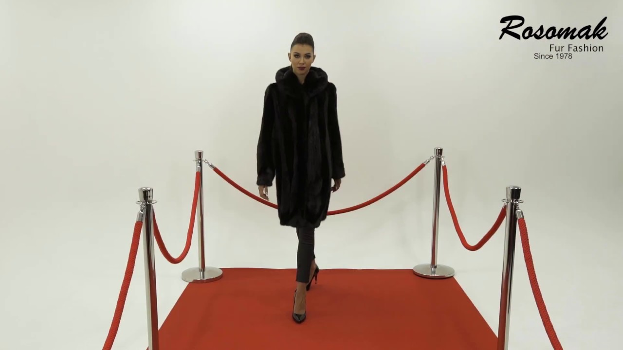 Futra Naturalne Rosomak Model R295 Royal Saga Mink