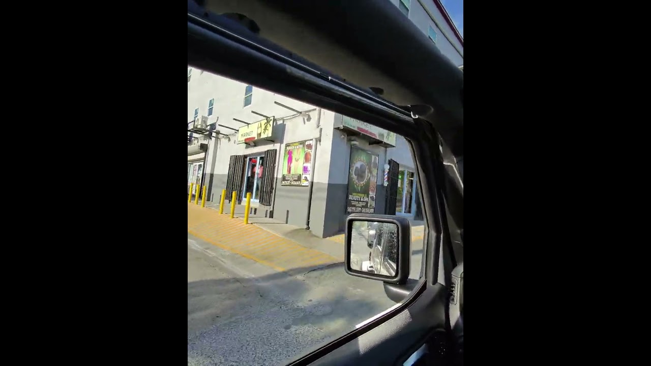 Driving around the island of San Juan Puerto Rico 