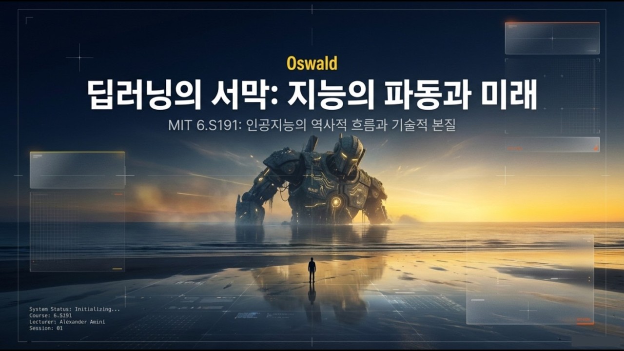 ⁣[MIT AI Lecture: Deep Learning 1] 딥러닝의 기원과 핵심 원리: 고급 신경망 강의 개론 | AI 겨울을 끝낸 딥러닝