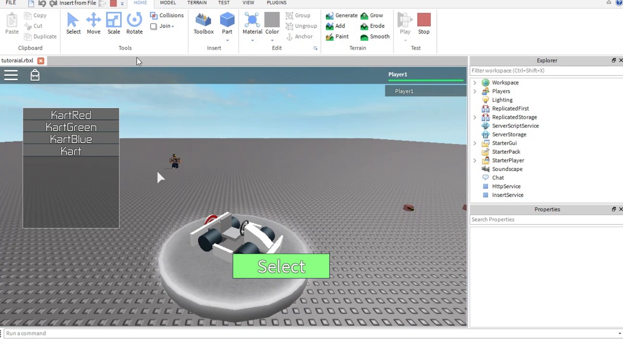 Roblox Vehicle Menu Part 3 Youtube - roblox studio how to make a car spawner