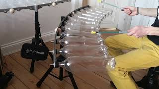 flairdrum 12_stage - Plastic Bottle Instrument, DIY Bottle Xylophone, Recycled Instrument