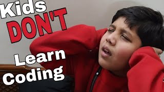 Kids don't learn coding if | Coding for kids | in hindi