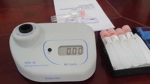 DEN-1 & DEN-1B Densitometer Grant  - Máy Đo Mật Độ Chuẩn McFarland