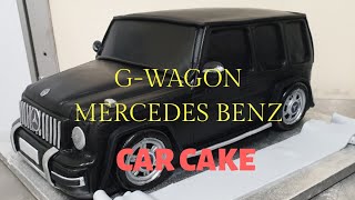 : BLACK G WAGON CAR CAKE MERCEDES BENZ.