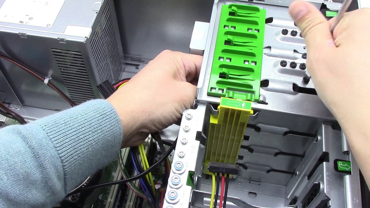 How to install SSD on HP Compaq Elite 8300CMT - YouTube
