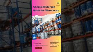 Chemical Storage Racks for Warehouses | Improve Safety, Storage Capacity & Efficiency #Chemicalrack