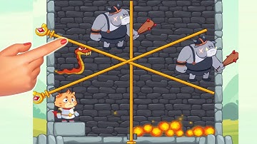 Rescue Cat game how to loot - Pull the pin game -  gameplay All level 185-195