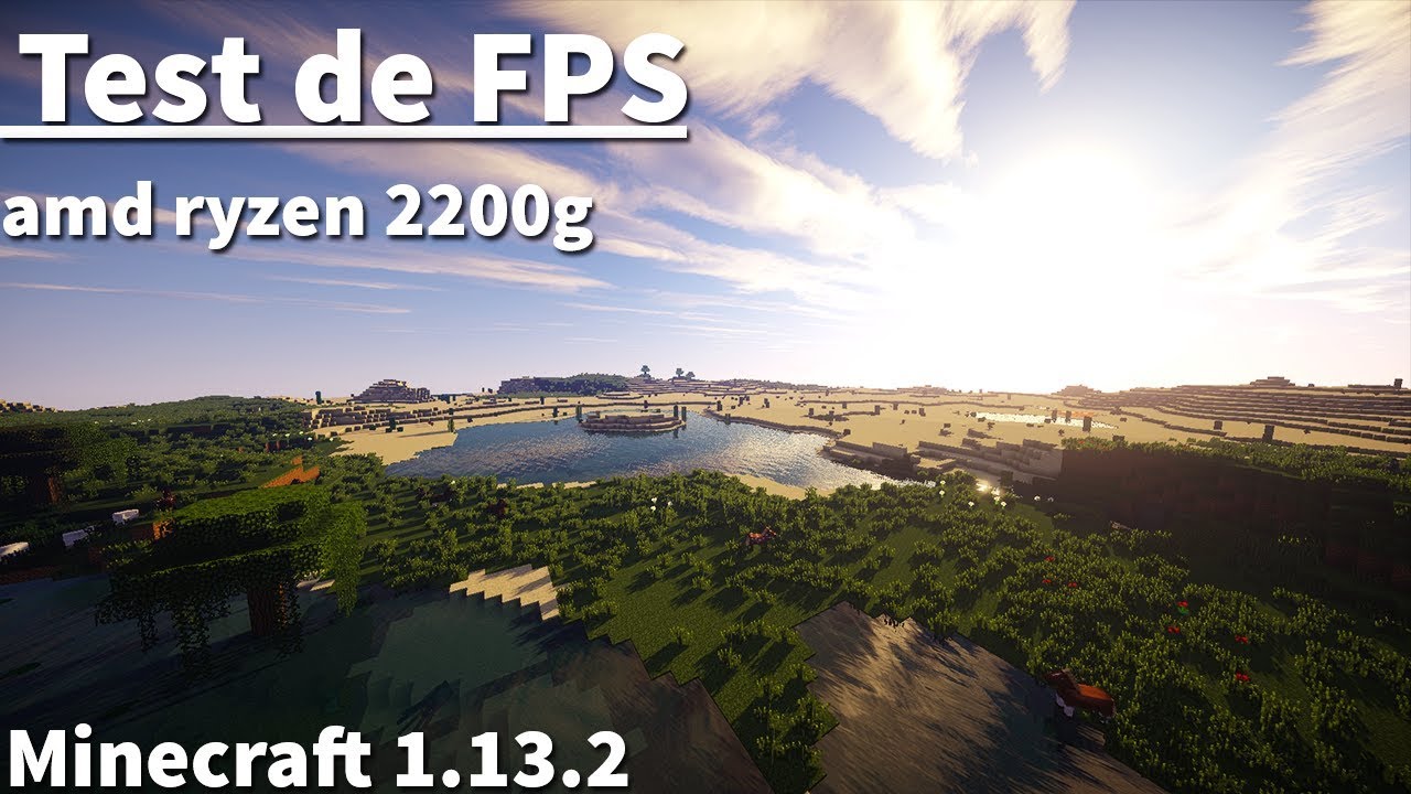 FPS TEST | MINECRAFT IN AMD RYZEN 2200 G | INTEGRATED GRAPHICS | 1.13.2 ...