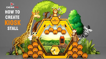 3DS Max Tutorials How To Create A Exhibition Kiosk Stall Design | Desk FX | (Part 1)