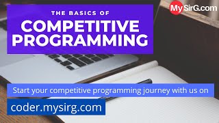 Competitive Programming with MySirG.com
