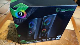 ENCEINTE BATTLETRON ACTION - Du gaming RGB pour moins de 10€ 