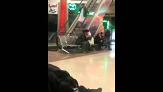 first time on escalator -- very funny !!!!!