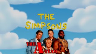 The A Team References in The Simpsons