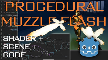 How I made an awesome procedural muzzle flash in Godot 4