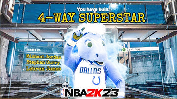 NEW “4-WAY SUPERSTAR” BUILD IS THE BEST BUILD ON NBA 2K23 BEST GUARD BUILD