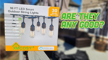 I Tested These SMART Outdoor String Lights… Are They Worth It? 🤔 (XMCOSY+ Review)