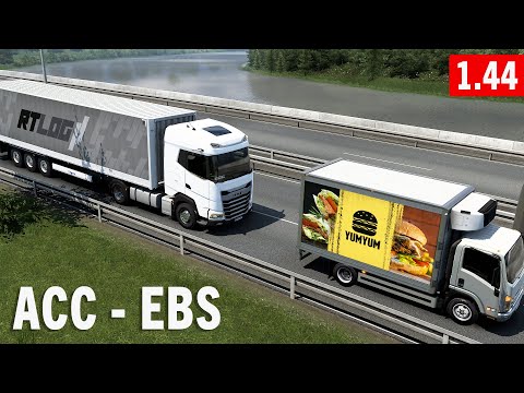 ETS 2'ye Acil Frenleme Sistemi, Adaptif Seyir Kontrolü GELMİŞ HABERİMİZ YOK! (1.44 Beta)