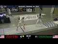 A1 -[Cadet Women's Foil]  T4 (Chen v Zou) -March NAC - Cleveland, OH - 2025