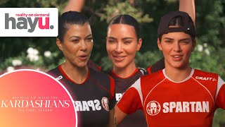 Who is the Fittest? Kardashians v. Jenners | Season 20 | Keeping Up With the Kardashians screenshot 4
