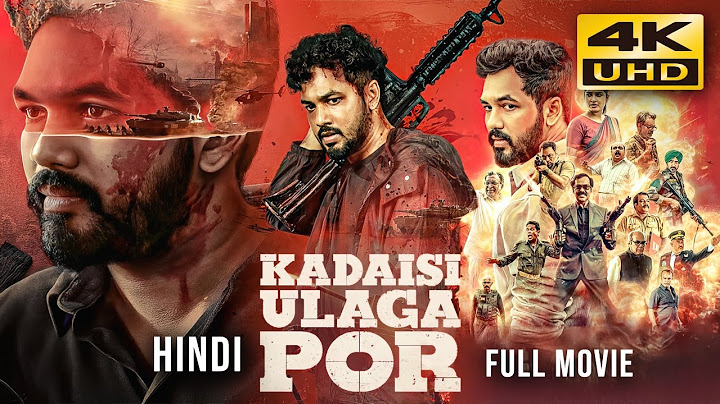 Kadaisi Ulaga Por (2024) Hindi Dubbed Full Movie | Starring Hiphop Tamizha, Nassar