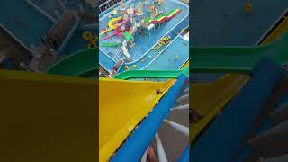 75 FOOT VERTICAL DROP SLIDE EXPERT‼️🛝👏☺️🤣 #shorts