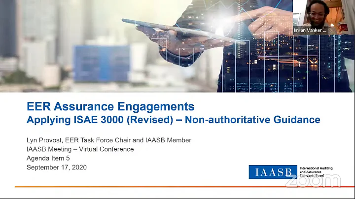 September 2020 IAASB Quarterly Meeting Thursday Session (EER Assurance)