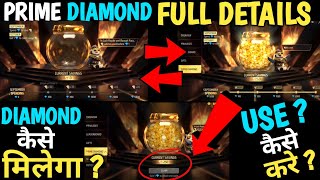 PRIME DIAMOND FREE FIRE | HOW TO USE PRIME DIAMOND | HOW TO GET PRIME DIAMOND & PRIME COIN screenshot 1