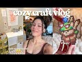 Craft room vlog  craft room disasters  cozy projects