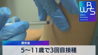 ５～11歳で３回目接種 厚労省【WBS】（2022年8月29日）