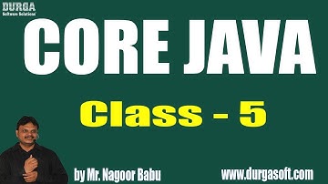 Learn Core Java Programming Tutorial Online Training by Nagoor Babu Sir On 17-08-2018