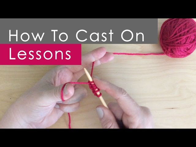 Circular Knitting Needles for Beginners part 1: How to do the Long Tail  Cast On 