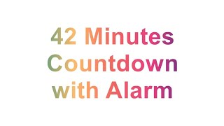 42 Minutes Timer