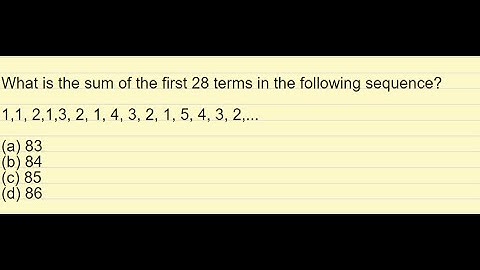 What is the sum of the first 28 terms in the following sequence?1,1,2,1,3, 2, 1, 4, 3, 2, 1, 5, 4, 3