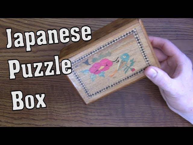 Hand Crafted Japanese Puzzle Box - YouTube