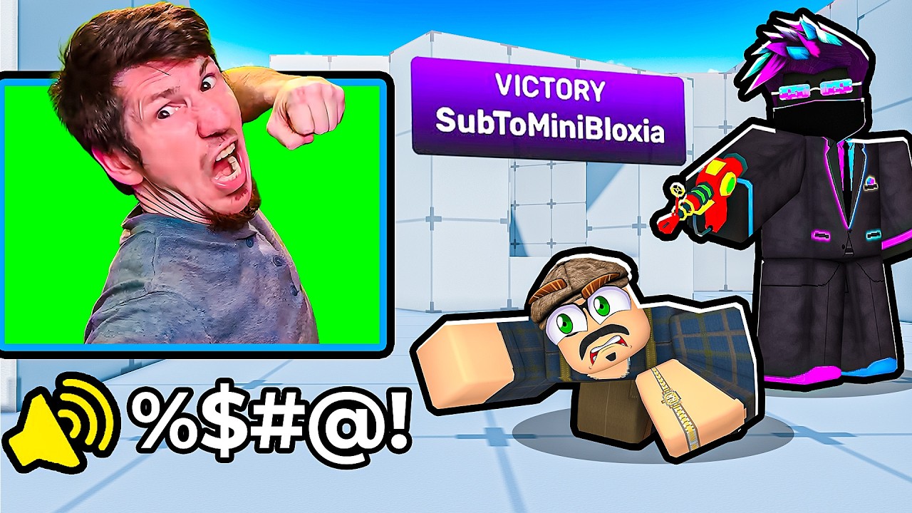 Я стримснайпил отца, пока он не взбесился в Roblox Rivals!