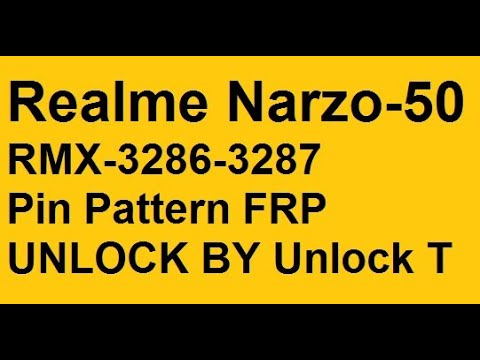 Realme Narzo 50,RMX3286,Pattrne,FRP,unlock by unlock tool,2023 - YouTube