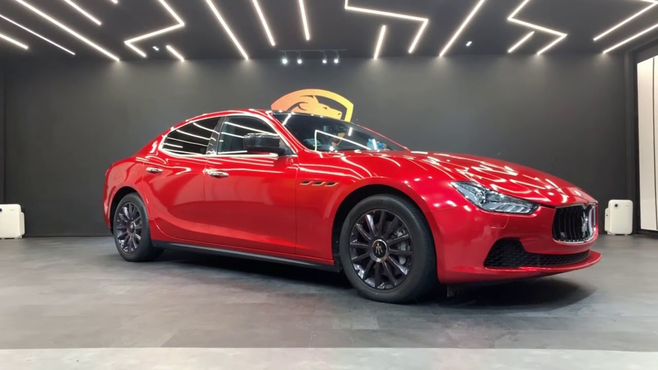 Maserati wrapped Candy red - YouTube