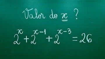 FUNÇÃO EXPONECIAL - VALOR DO X NA FUNÇÃO EXPONENCIAL - @professoraangelamatematica