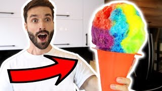 CRASH TEST  ON FAIT UN CÔNE GLACÉ XXL  GIANT SNOW CONE