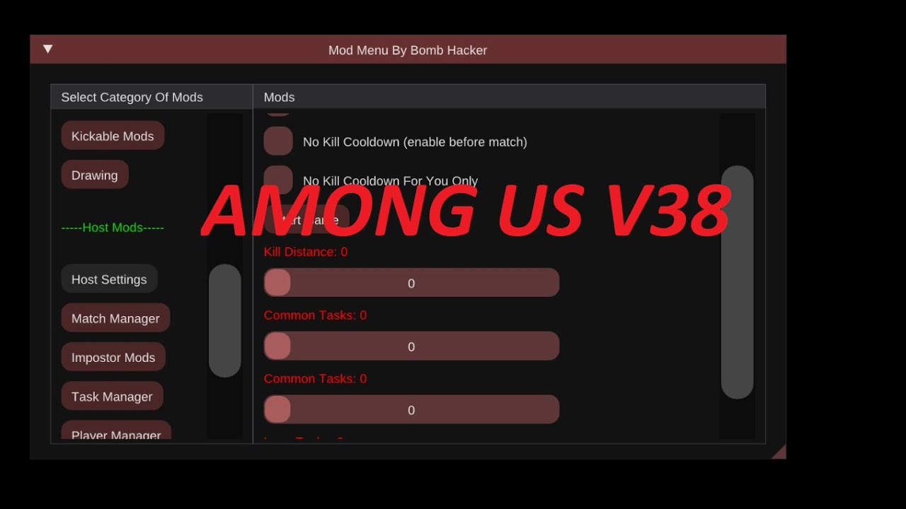 Among us Polar V2022.8.25 Mod Menu, Show Impostor, Masskill, Player Size