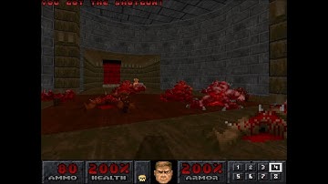 PSX - Doom: The Lost Levels - M51: NME - [UV] - 100% Kills & Secrets