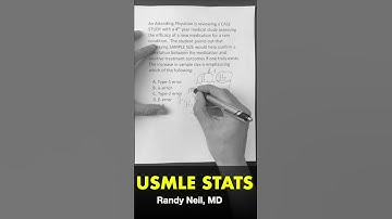 USMLE BIOSTATS #SHORTS. Less than 1 minute.