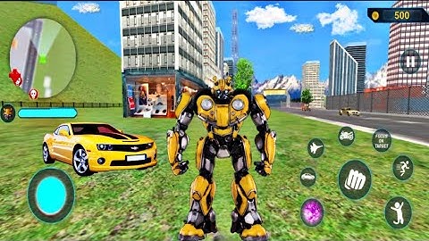 Bumblebee Multiple Transformation Jet Robot Car Game 2023 #3 Android Gameplay