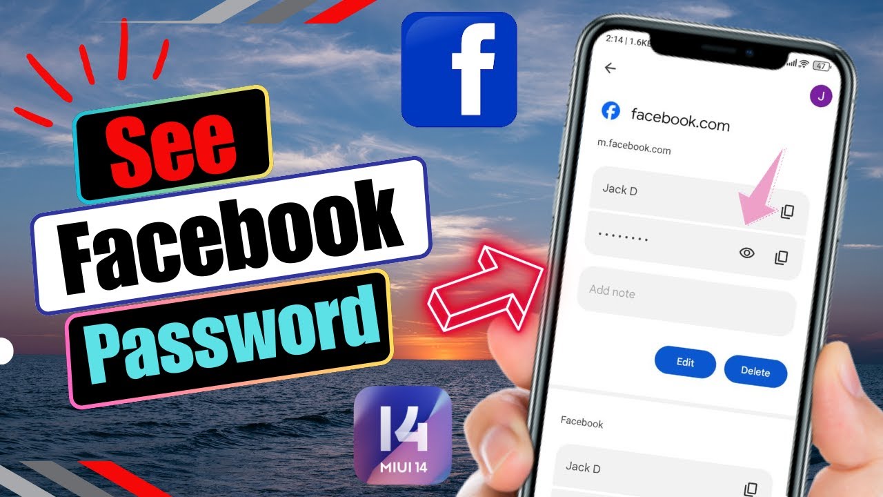 How To See your Facebook Password On Android Find Your Facebook