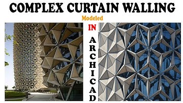 COMPLEX CURTAIN WALL/ FACADE in ArchiCAD