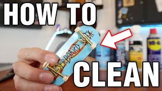 The Greatest Ways to Clean Your Fingerboard Wheels!!