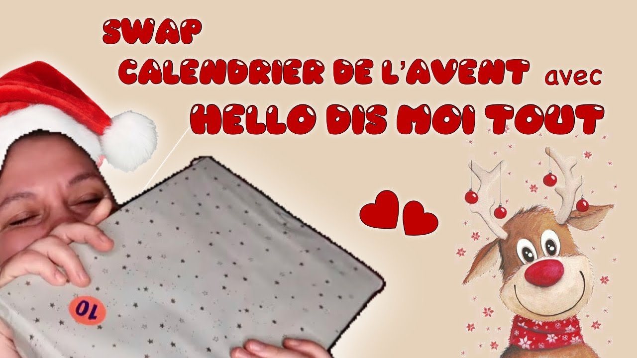 SWAP Calendrier de l'Avent avec Hello dis moi tout ♥ (J7 à 13) - YouTube