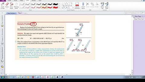 Chap 2.5  - Couple (d): Force - Couple System; Sample Problem 2/8