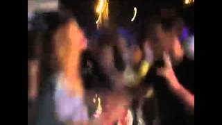 Barbara Palvin Dancing At The Irie Maffie Concert.